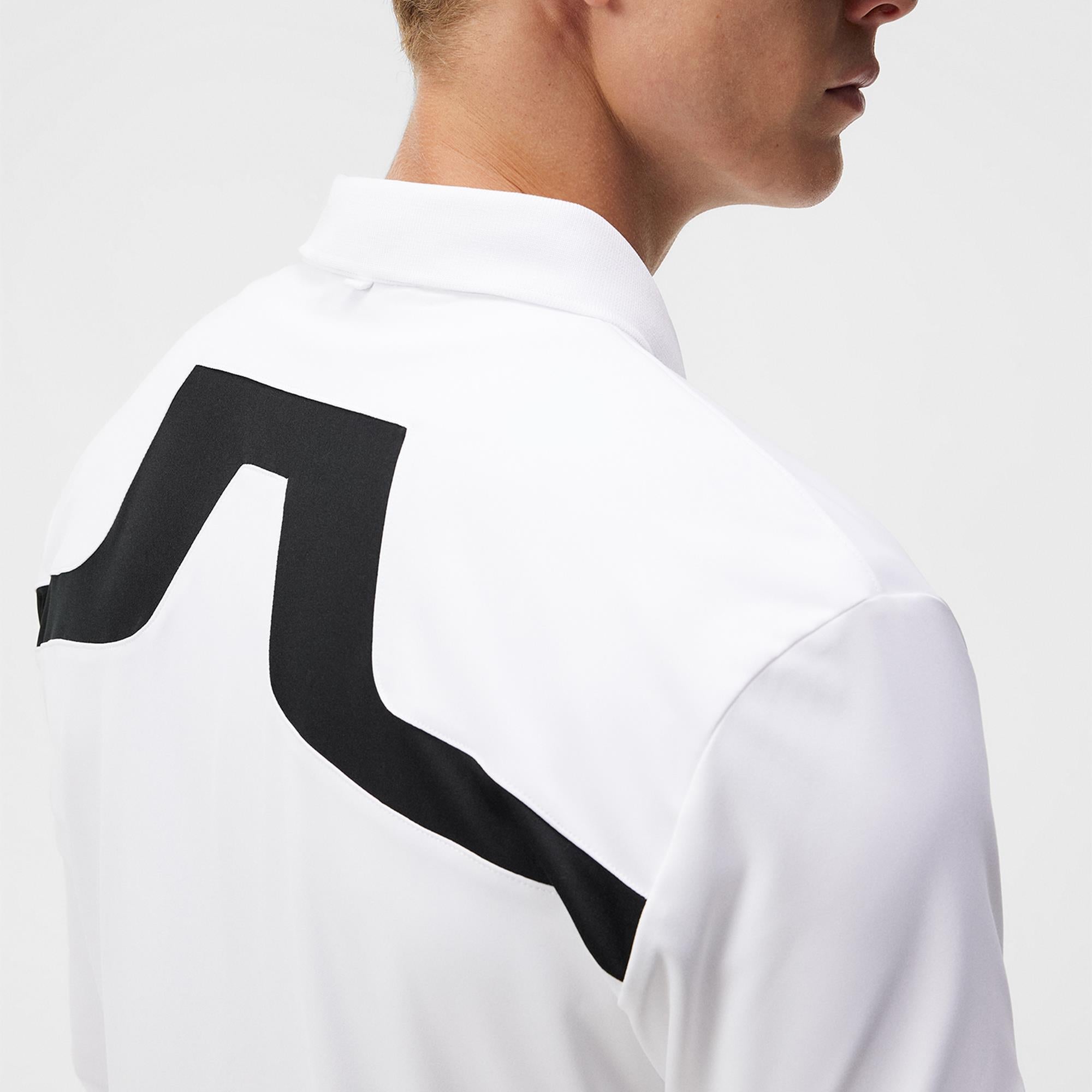J Lindeberg KV Regular Fit Mens Golf Polo Shirt White
